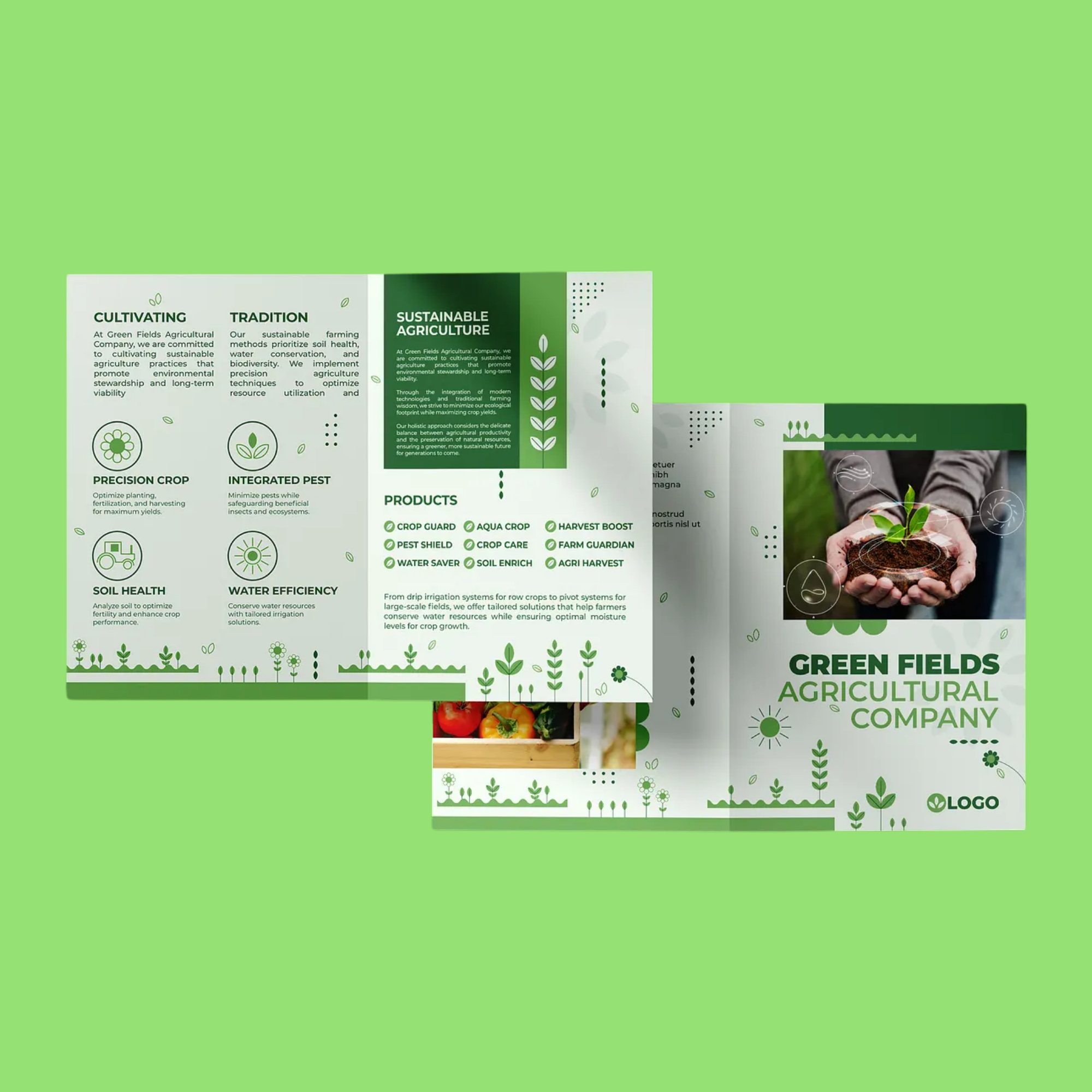 Bi-fold brochures