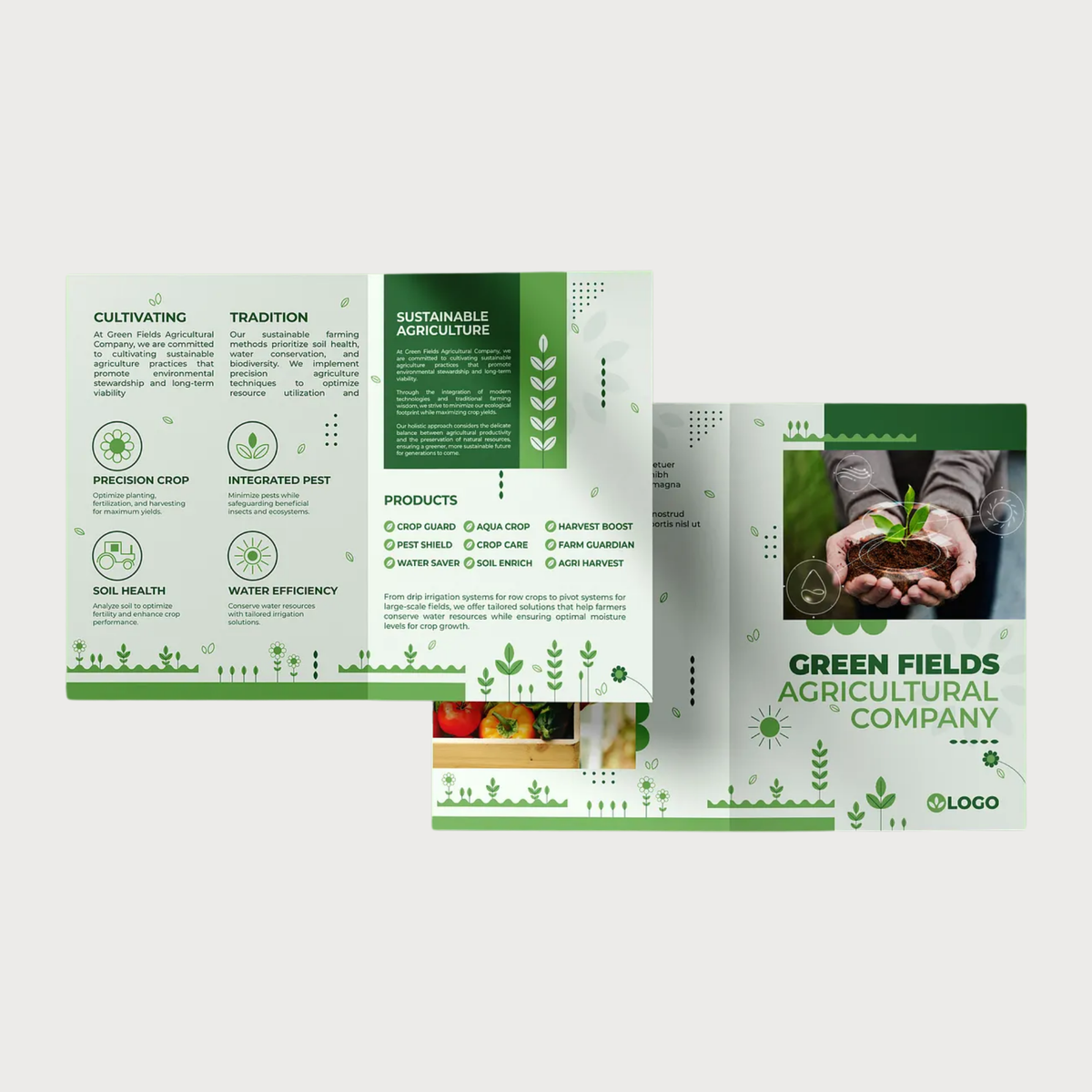 Bi-fold brochures
